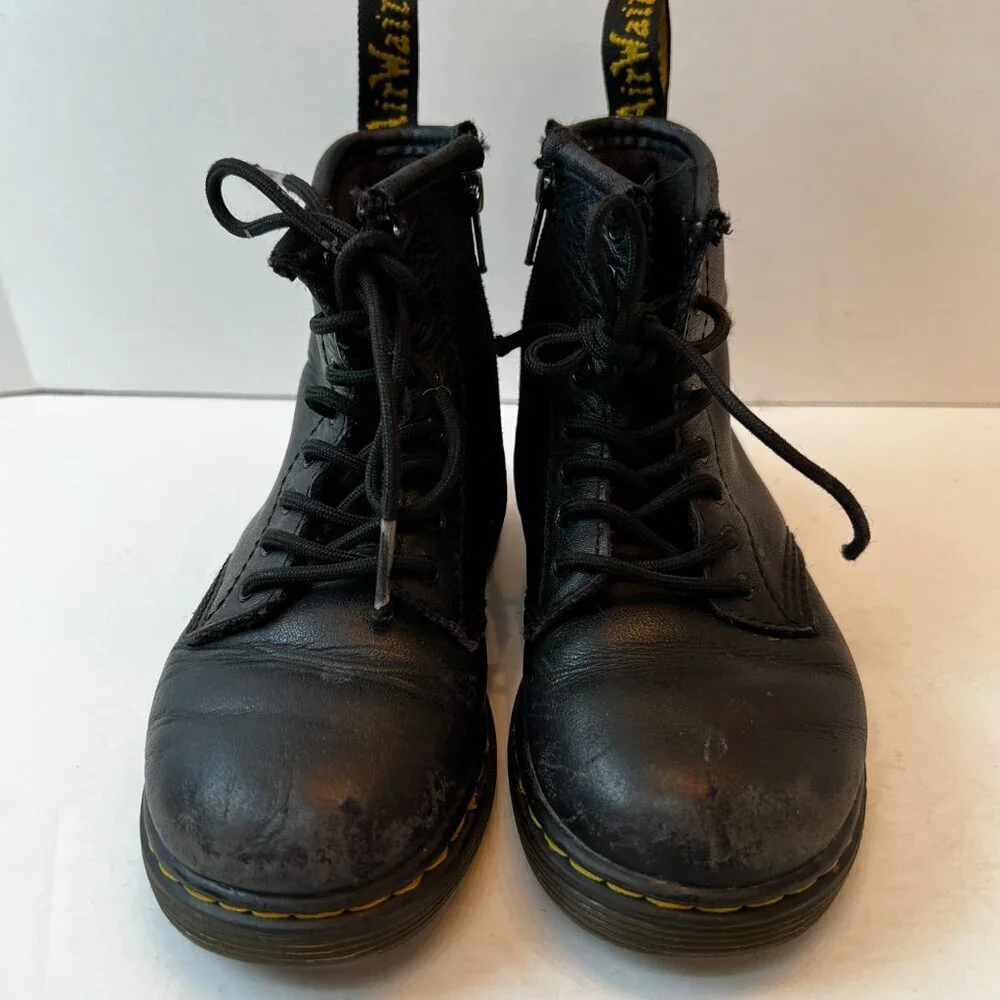Dr Marten's‎ Kids Toddler US Size 10 Black Leather Boots 1460T AirWair Unisex